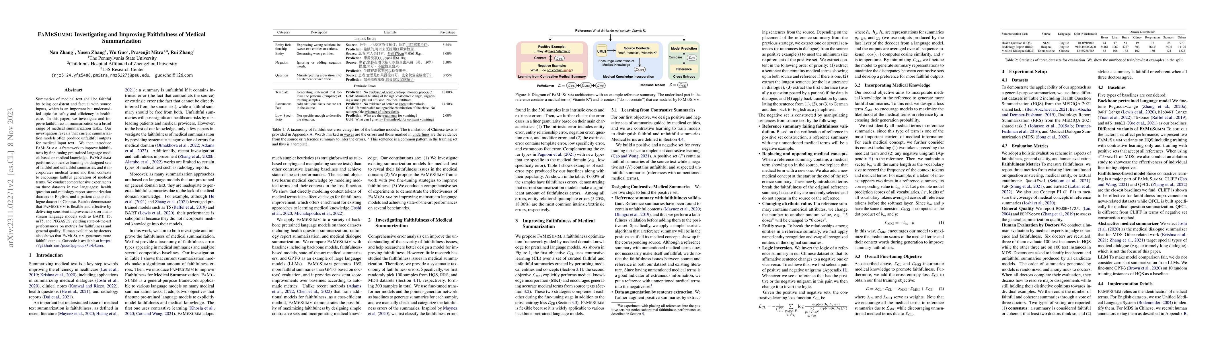 Thumbnail for FaMeSumm: Investigating and Improving Faithfulness of Medical
  Summarization