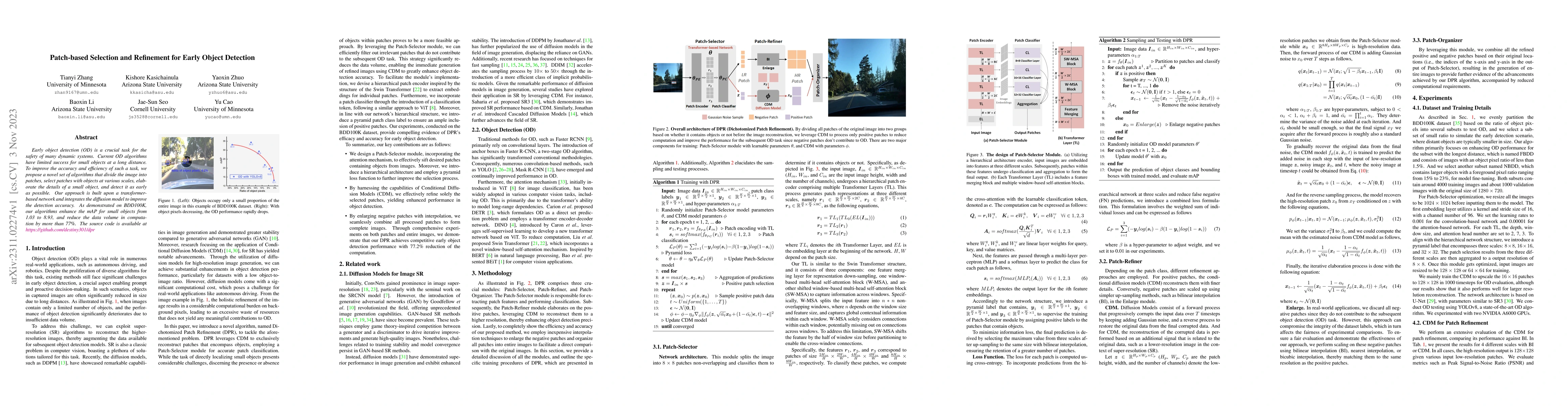 Thumbnail for Patch-based Selection and Refinement for Early Object Detection