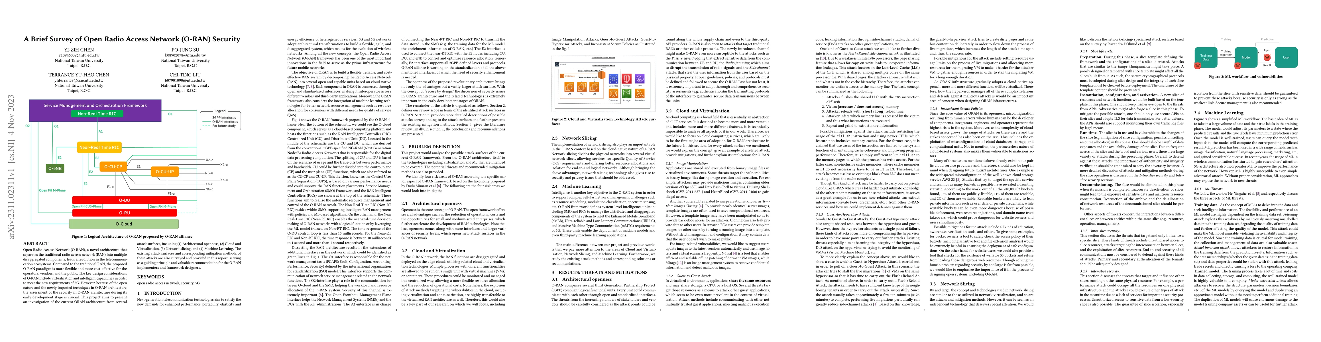 Thumbnail for A Brief Survey of Open Radio Access Network (O-RAN) Security