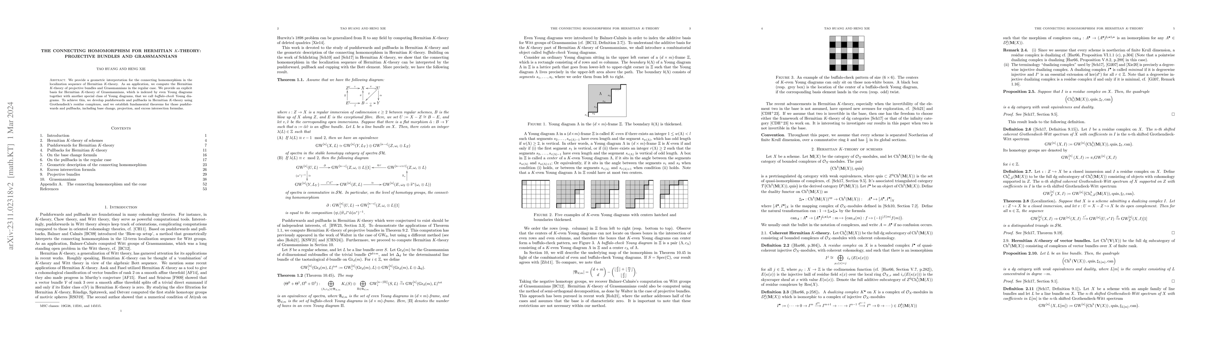 Thumbnail for The connecting homomorphism for Hermitian $K$-theory