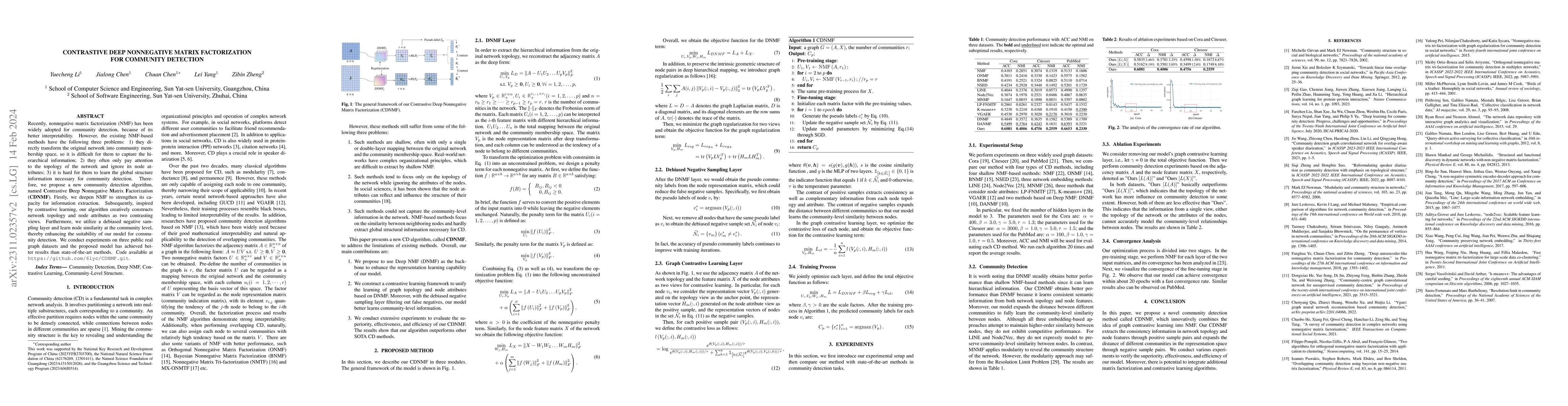 Thumbnail for Contrastive Deep Nonnegative Matrix Factorization for Community
  Detection