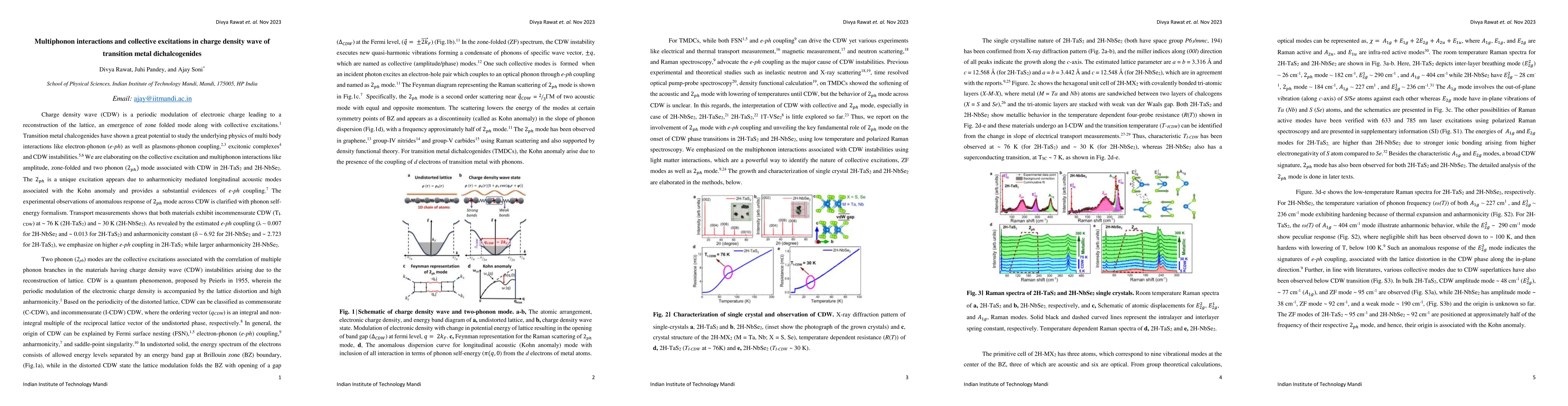 Thumbnail for Multiphonon interactions and collective excitations in charge density
  wave of transition metal dichalcogenides