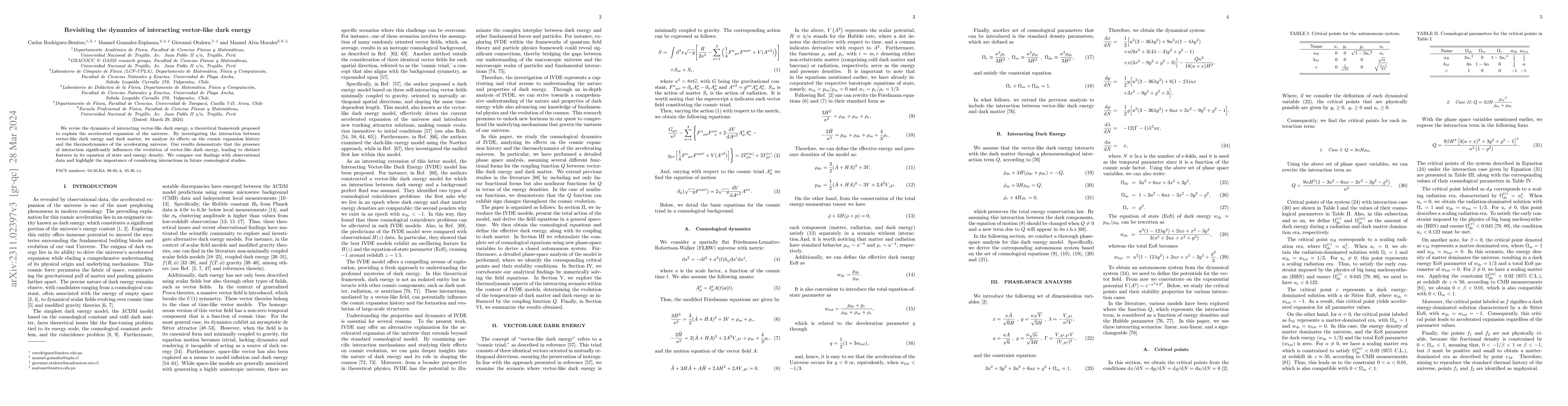 Thumbnail for Revisiting the dynamics of interacting vector-like dark energy