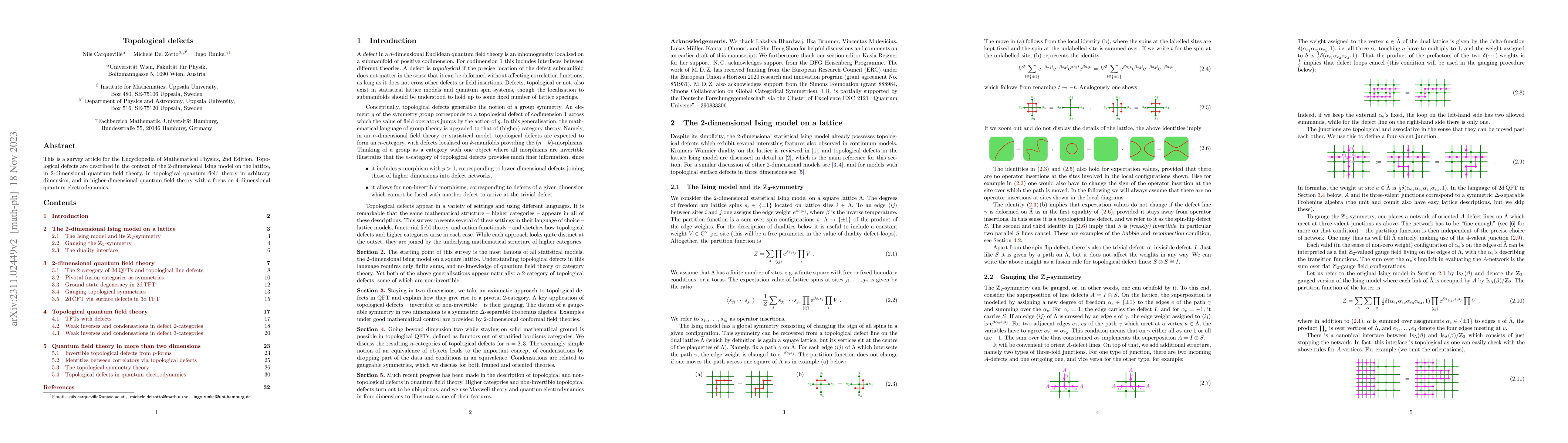 Thumbnail for Topological defects