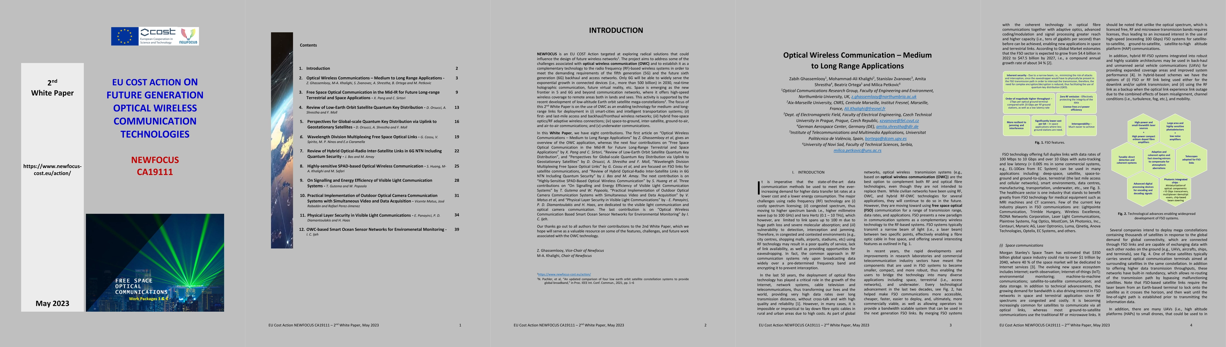 Thumbnail for EU COST Action on future generation optical wireless communication
  technologies, 2nd White paper