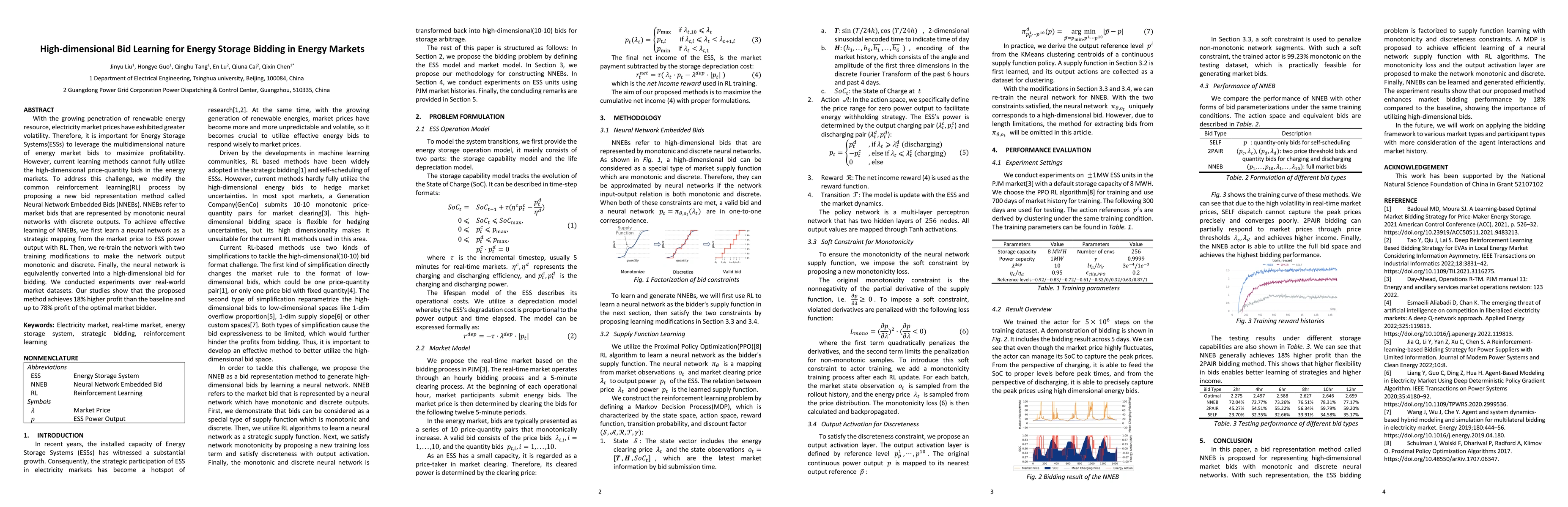 Thumbnail for High-dimensional Bid Learning for Energy Storage Bidding in Energy
  Markets