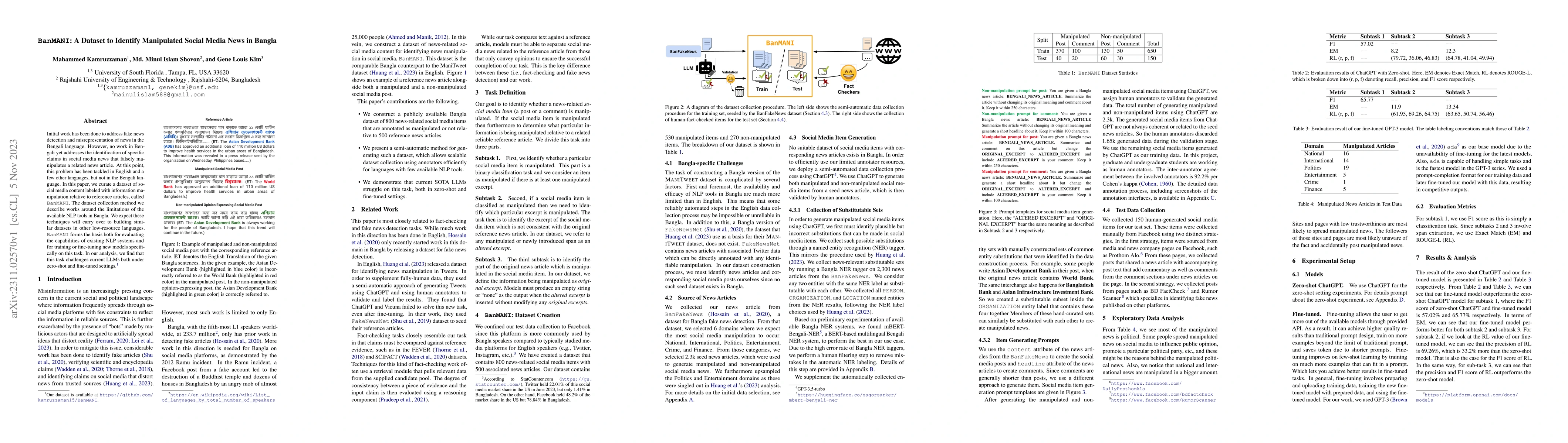 Thumbnail for BanMANI: A Dataset to Identify Manipulated Social Media News in Bangla