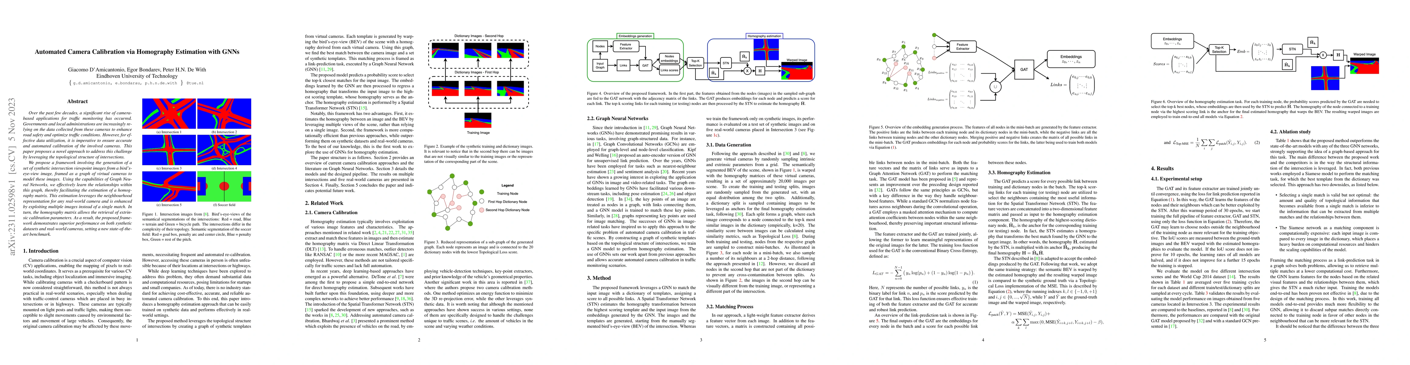 Thumbnail for Automated Camera Calibration via Homography Estimation with GNNs