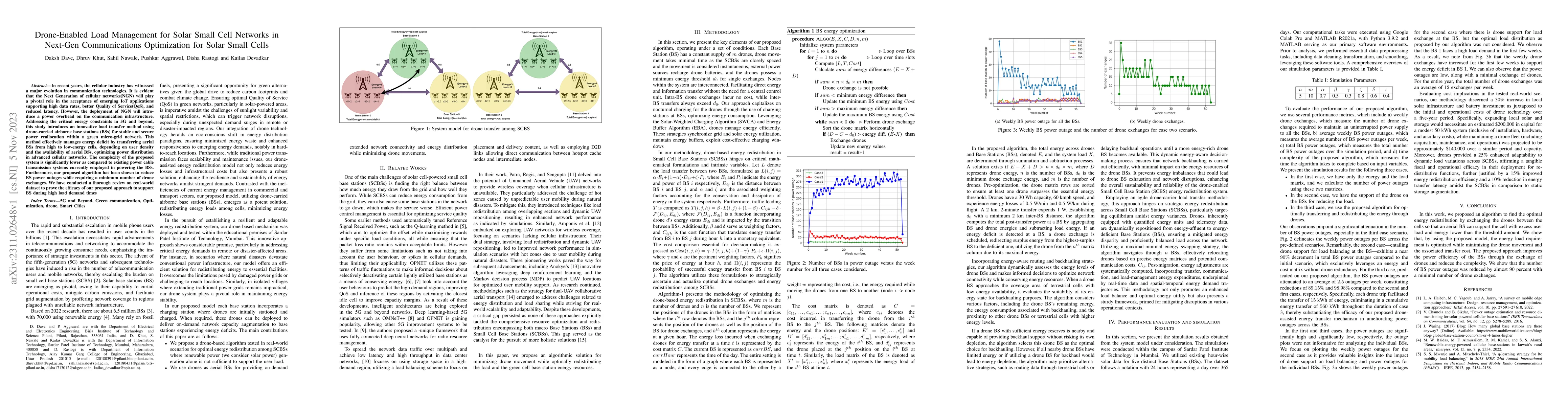 Thumbnail for Drone-Enabled Load Management for Solar Small Cell Networks in Next-Gen
  Communications Optimization for Solar Small Cells