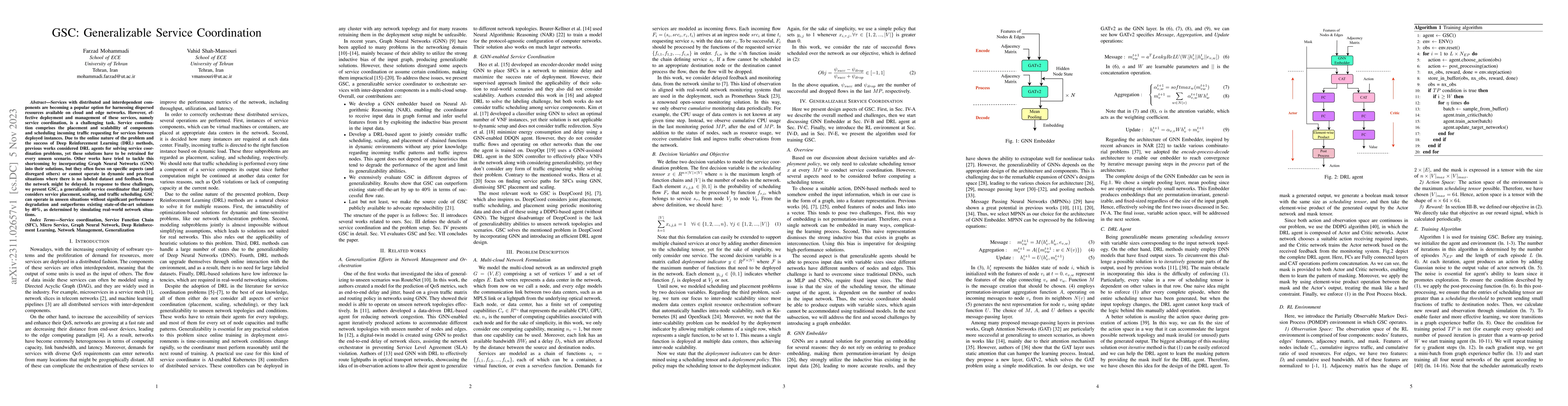 Thumbnail for GSC: Generalizable Service Coordination