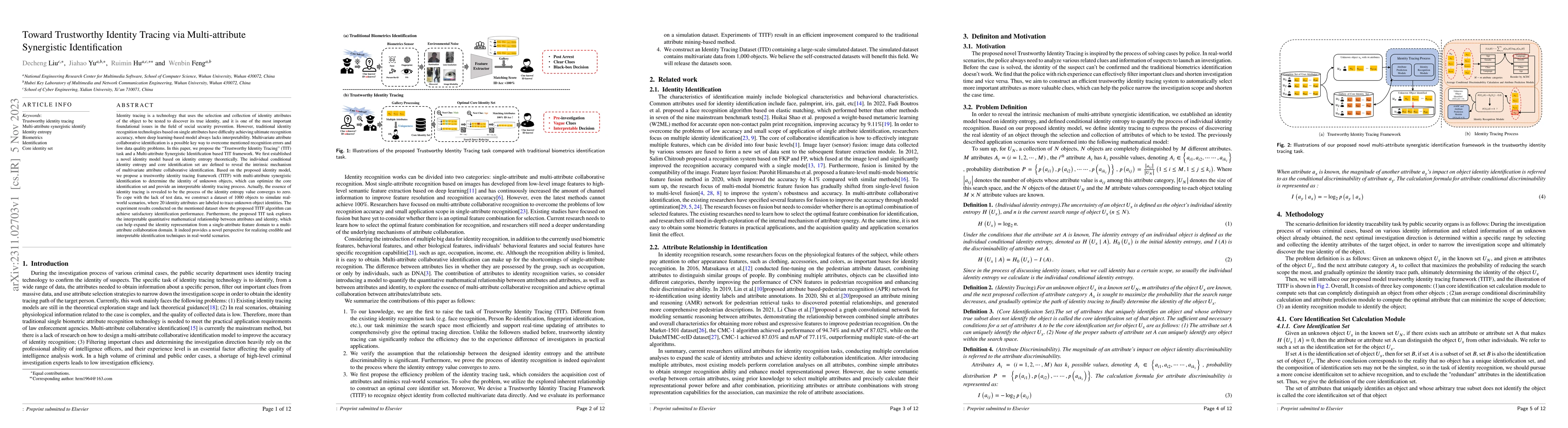 Thumbnail for Toward Trustworthy Identity Tracing via Multi-attribute Synergistic
  Identification