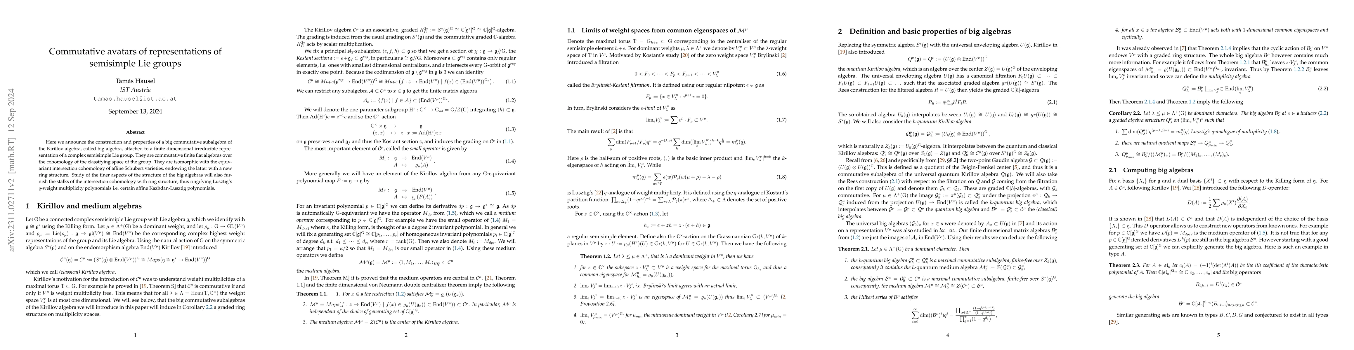 Thumbnail for Big algebras