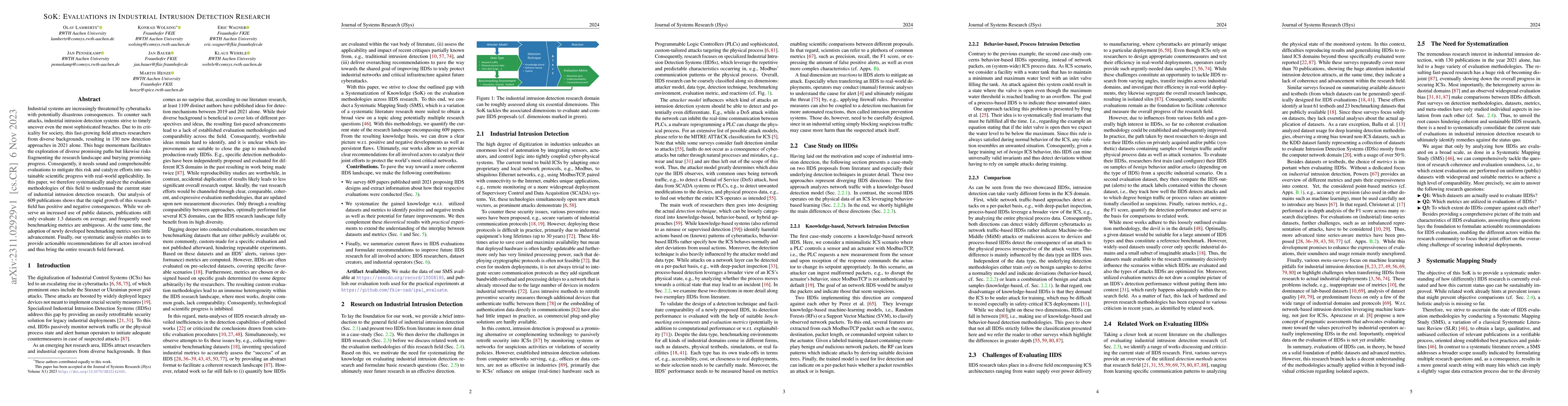 Thumbnail for SoK: Evaluations in Industrial Intrusion Detection Research