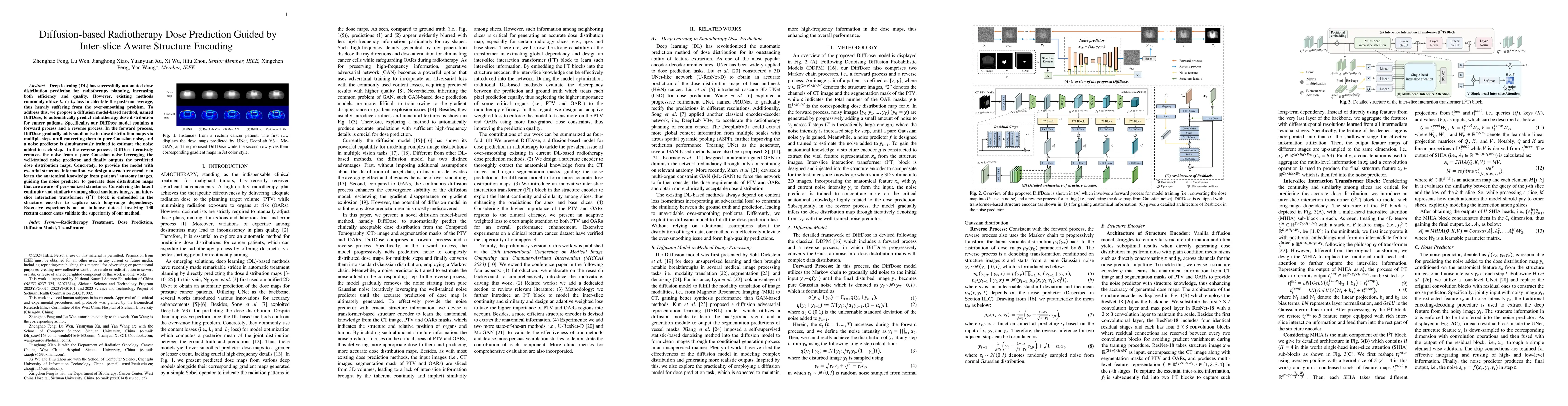 Thumbnail for Diffusion-based Radiotherapy Dose Prediction Guided by Inter-slice Aware
  Structure Encoding