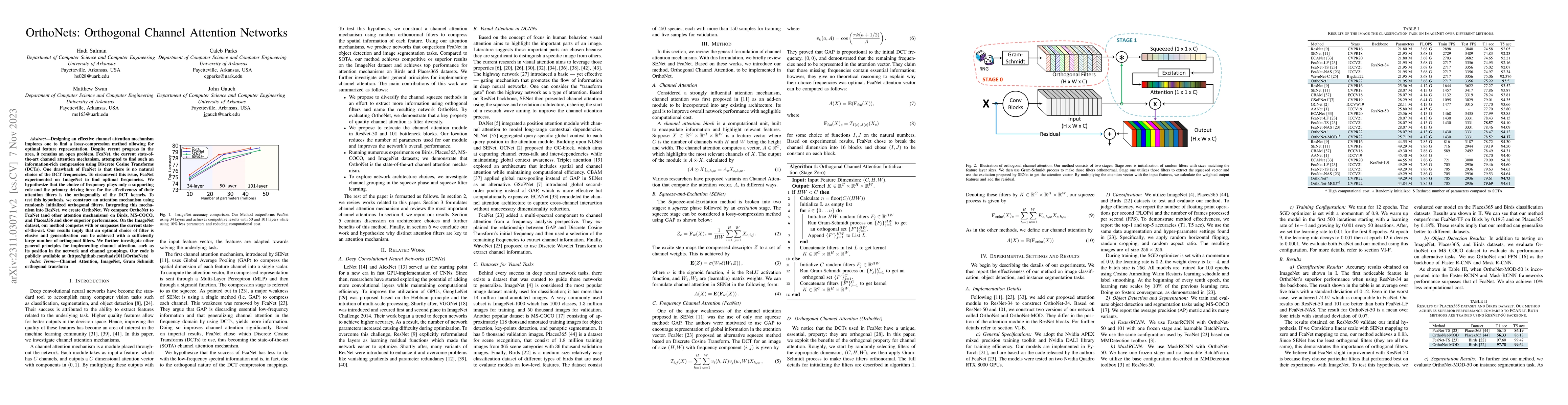 Thumbnail for OrthoNets: Orthogonal Channel Attention Networks