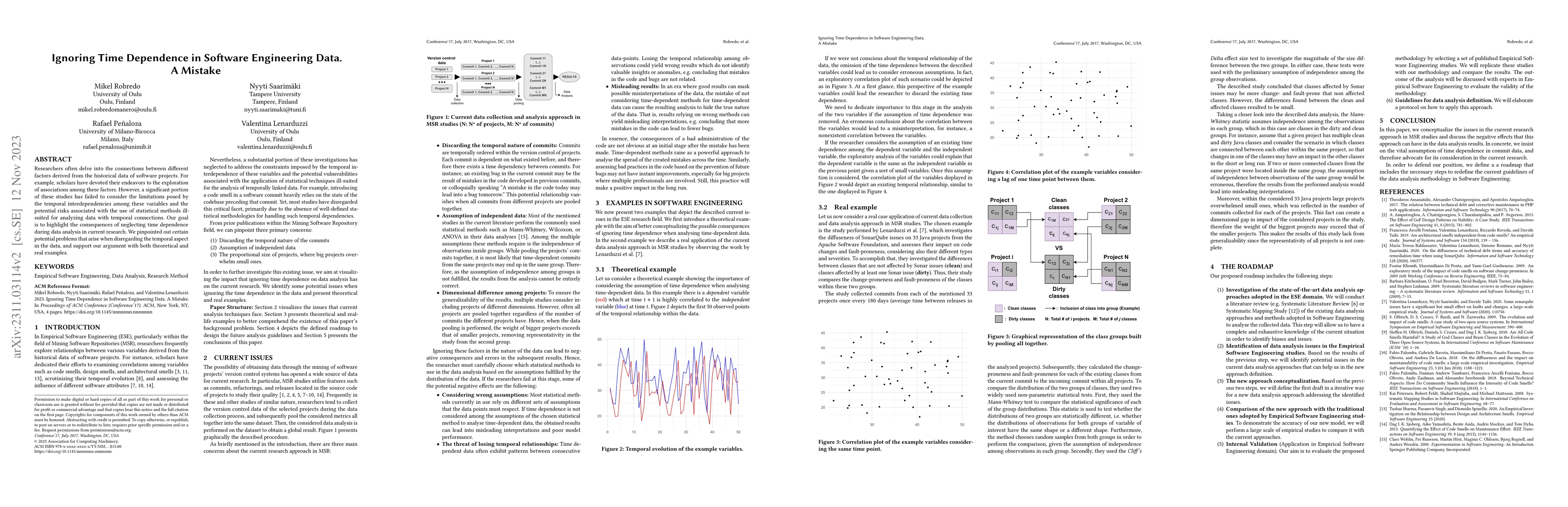 Thumbnail for Ignoring Time Dependence in Software Engineering Data. A Mistake
