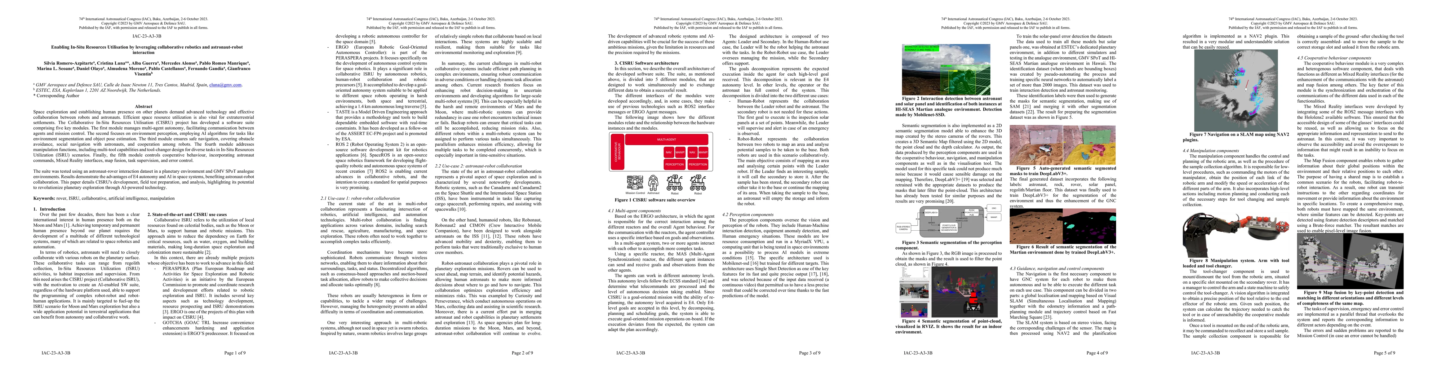 Thumbnail for Enabling In-Situ Resources Utilisation by leveraging collaborative
  robotics and astronaut-robot interaction