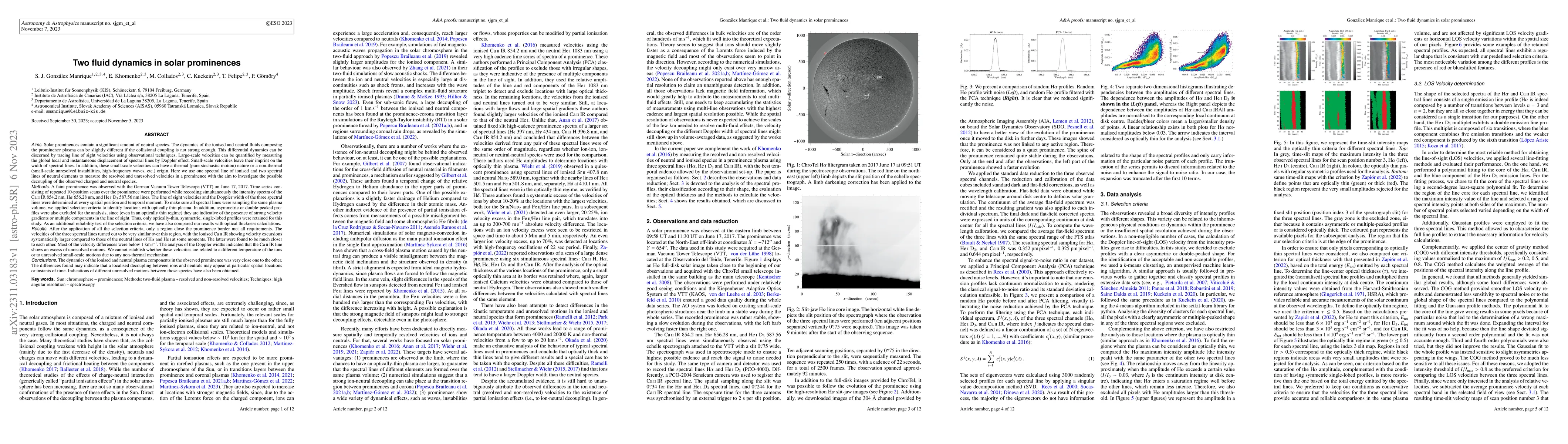 Thumbnail for Two fluid dynamics in solar prominences