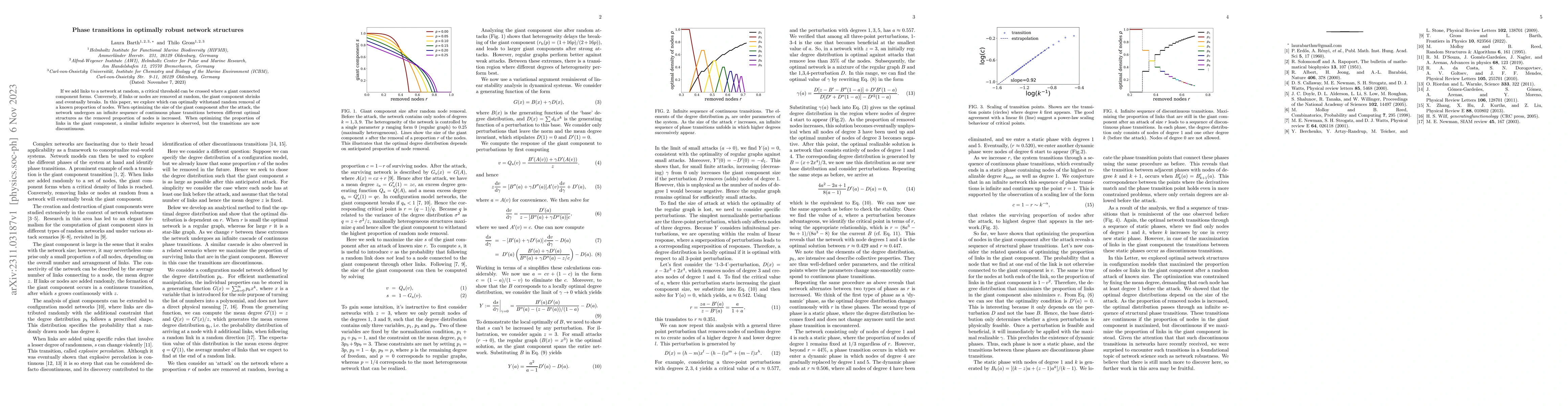 Thumbnail for Phase transitions in optimally robust network structures