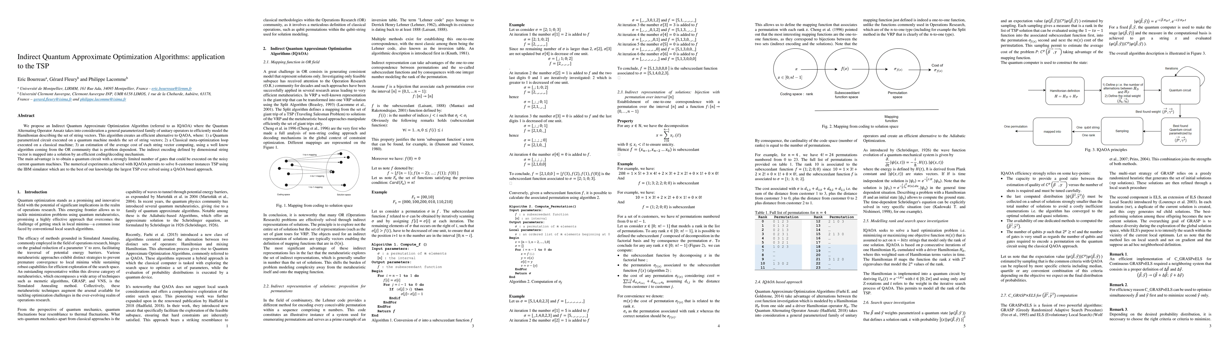 Thumbnail for Indirect Quantum Approximate Optimization Algorithms: application to the
  TSP