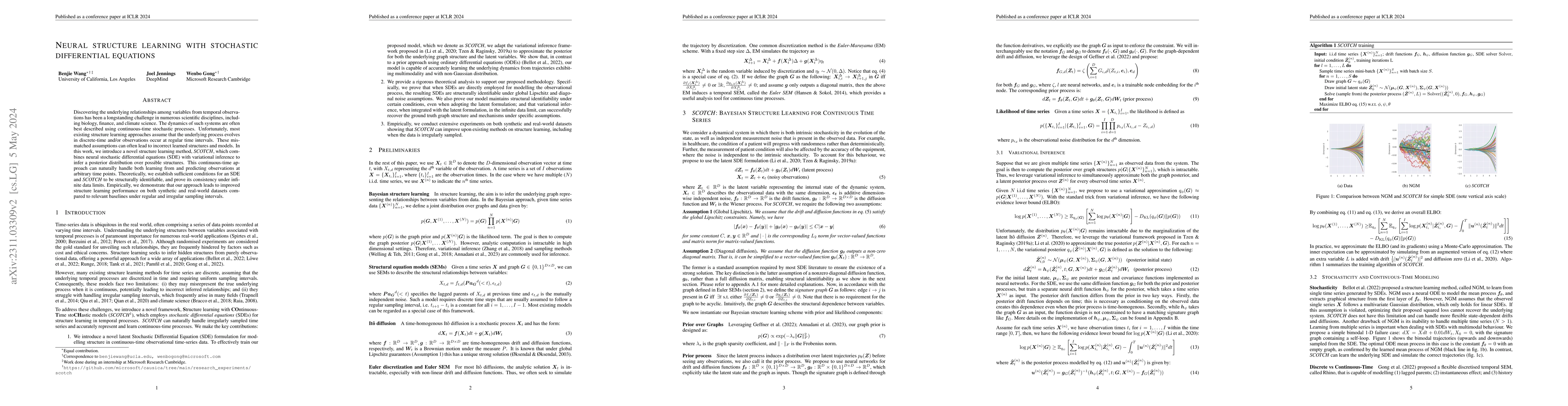 Thumbnail for Neural Structure Learning with Stochastic Differential Equations