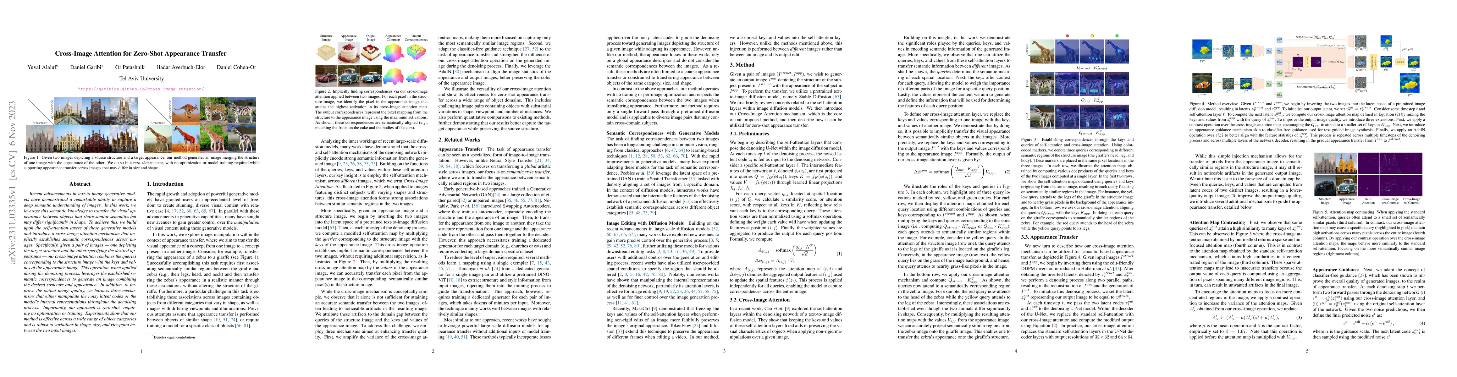 Thumbnail for Cross-Image Attention for Zero-Shot Appearance Transfer