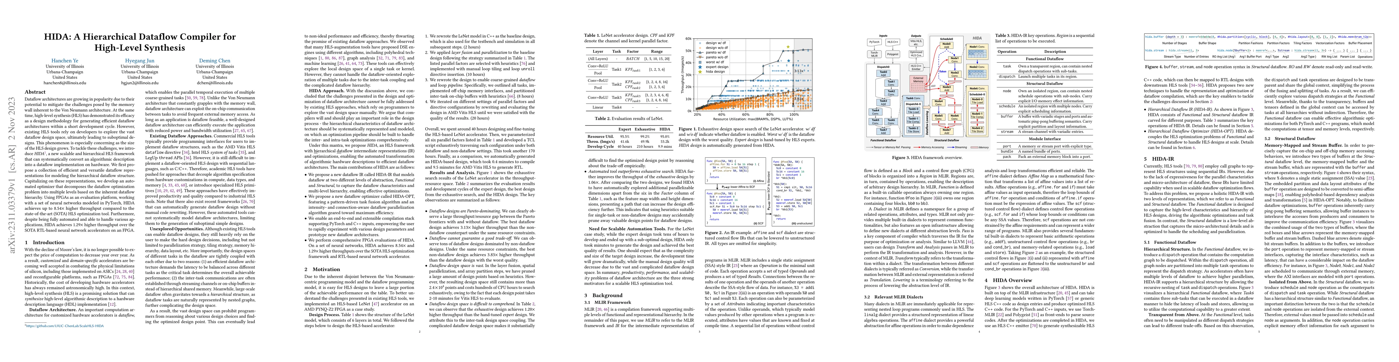 Thumbnail for HIDA: A Hierarchical Dataflow Compiler for High-Level Synthesis