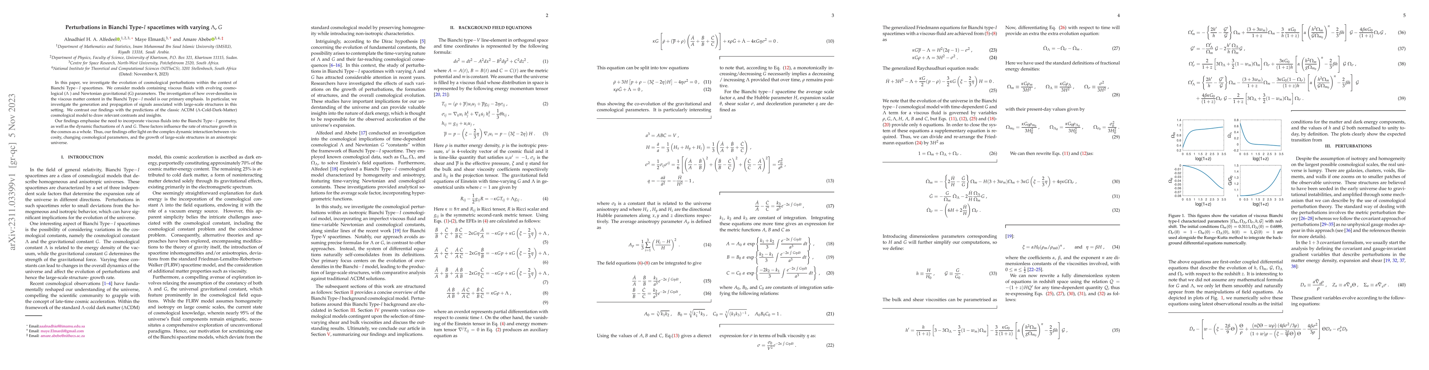 Thumbnail for Perturbations in Bianchi Type-I spacetimes with varying Lambda, G