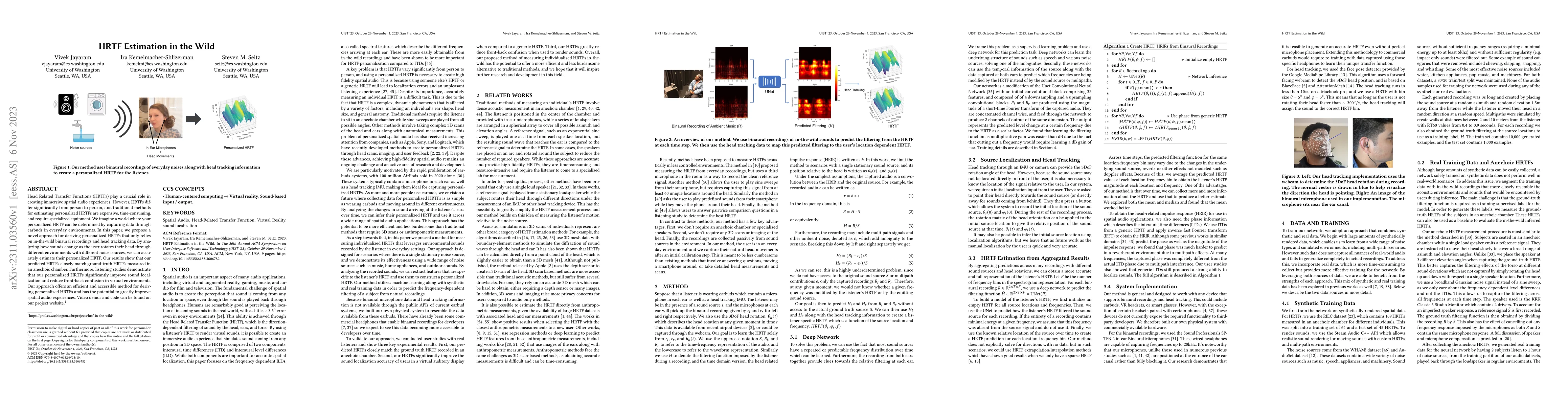 Thumbnail for HRTF Estimation in the Wild