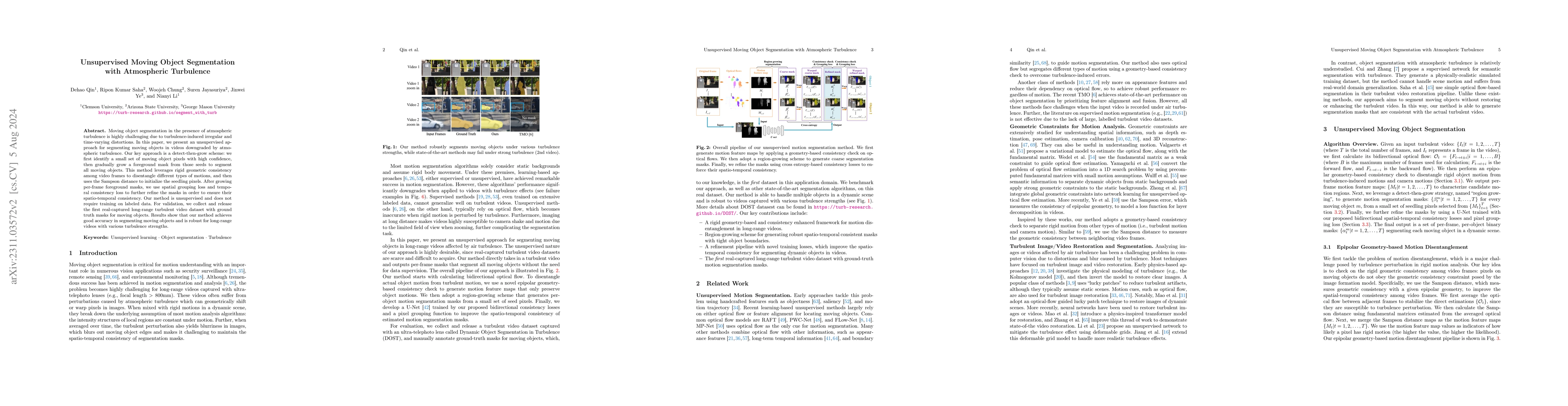 Thumbnail for Unsupervised Region-Growing Network for Object Segmentation in
  Atmospheric Turbulence