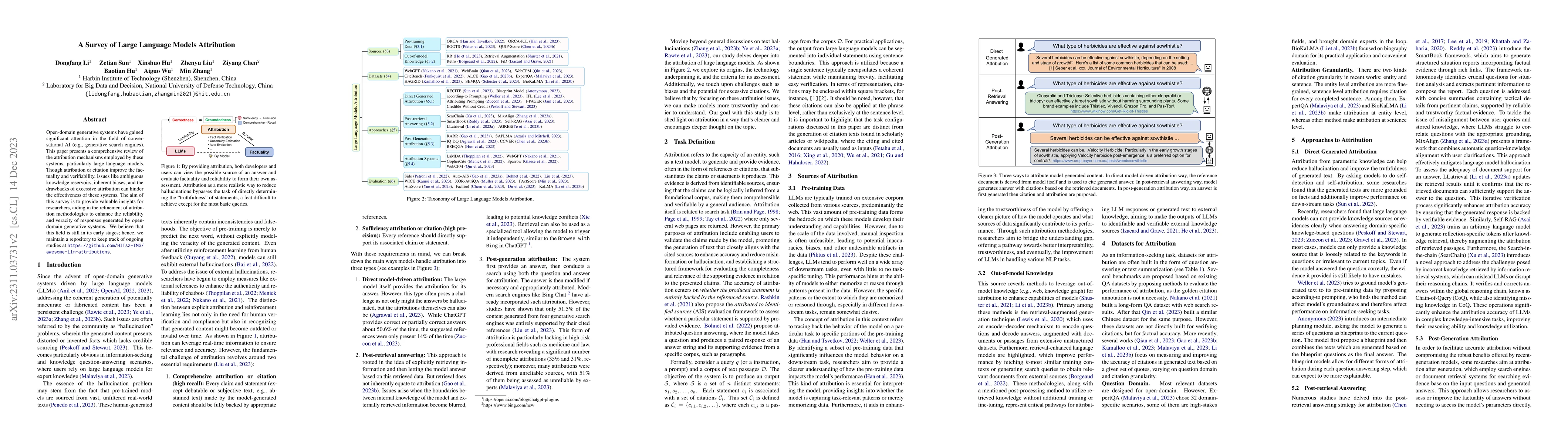 Thumbnail for A Survey of Large Language Models Attribution