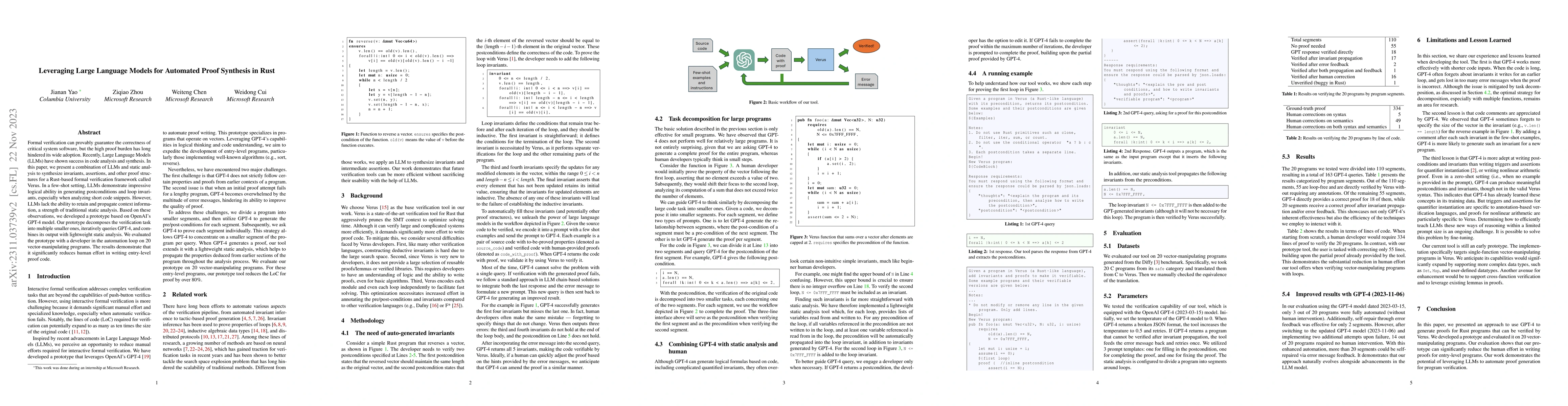 Thumbnail for Leveraging Large Language Models for Automated Proof Synthesis in Rust