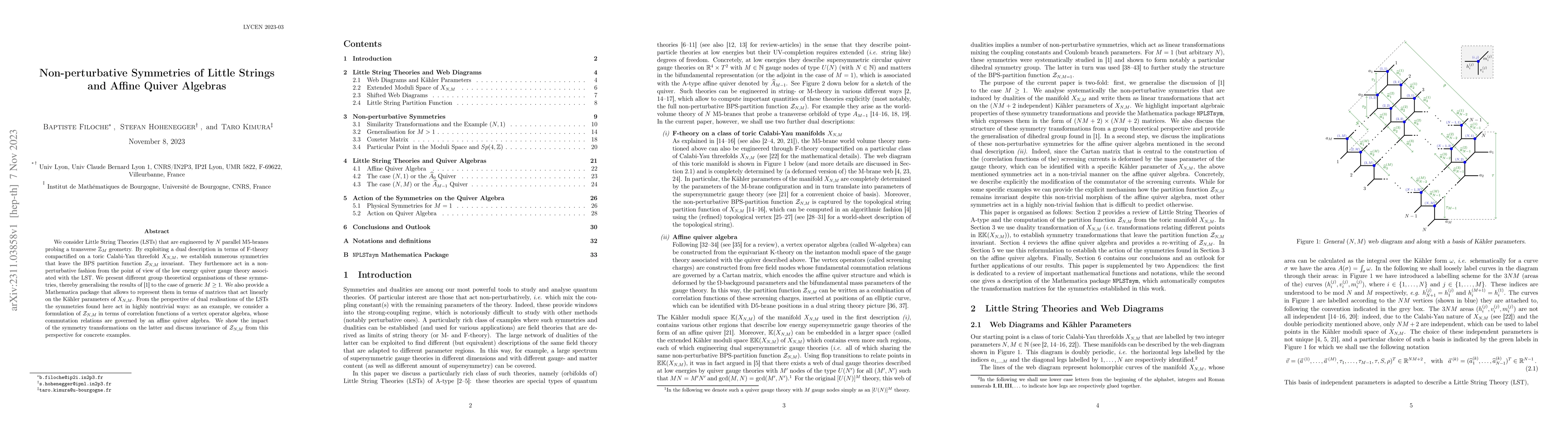 Thumbnail for Non-perturbative Symmetries of Little Strings and Affine Quiver Algebras