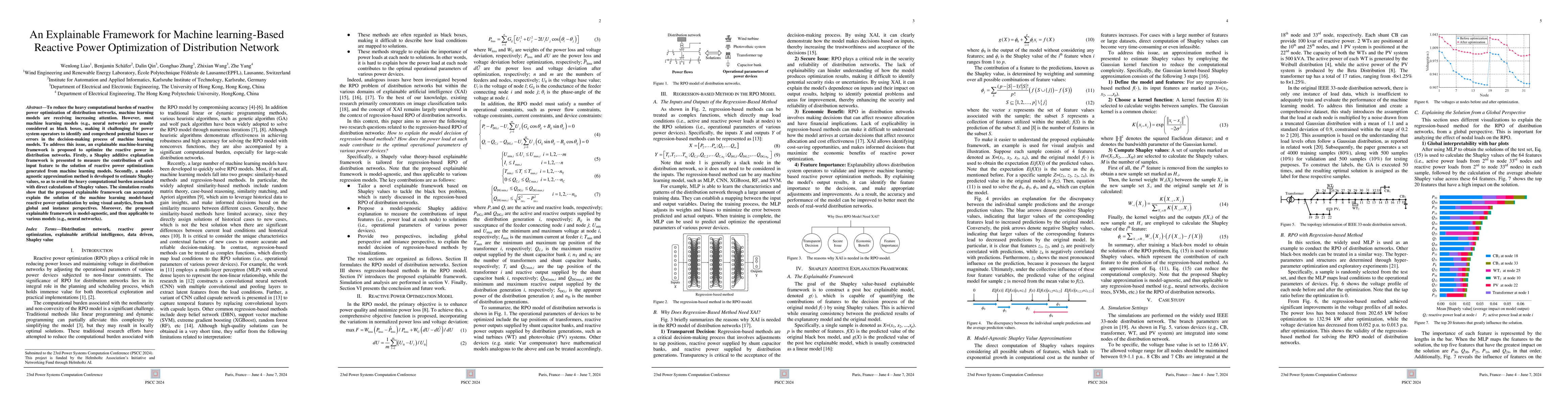 Thumbnail for An Explainable Framework for Machine learning-Based Reactive Power
  Optimization of Distribution Network