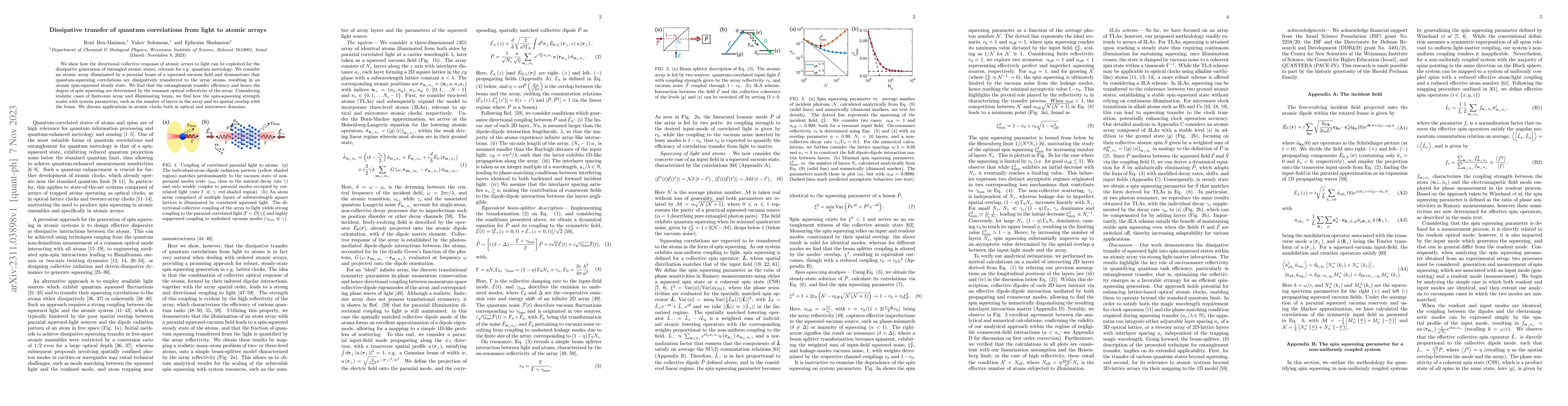 Thumbnail for Dissipative transfer of quantum correlations from light to atomic arrays