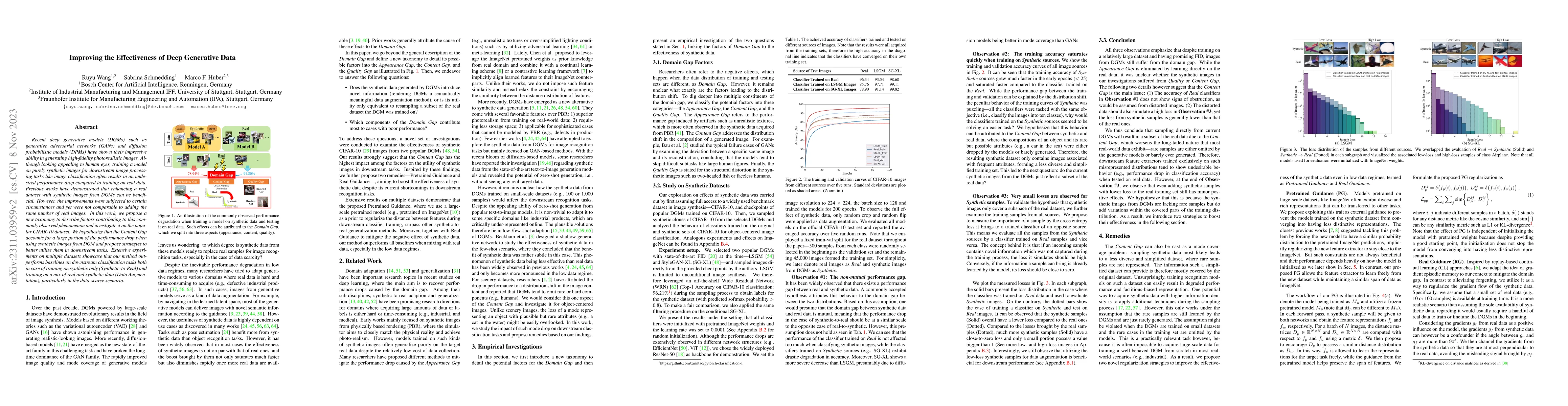 Thumbnail for Improving the Effectiveness of Deep Generative Data