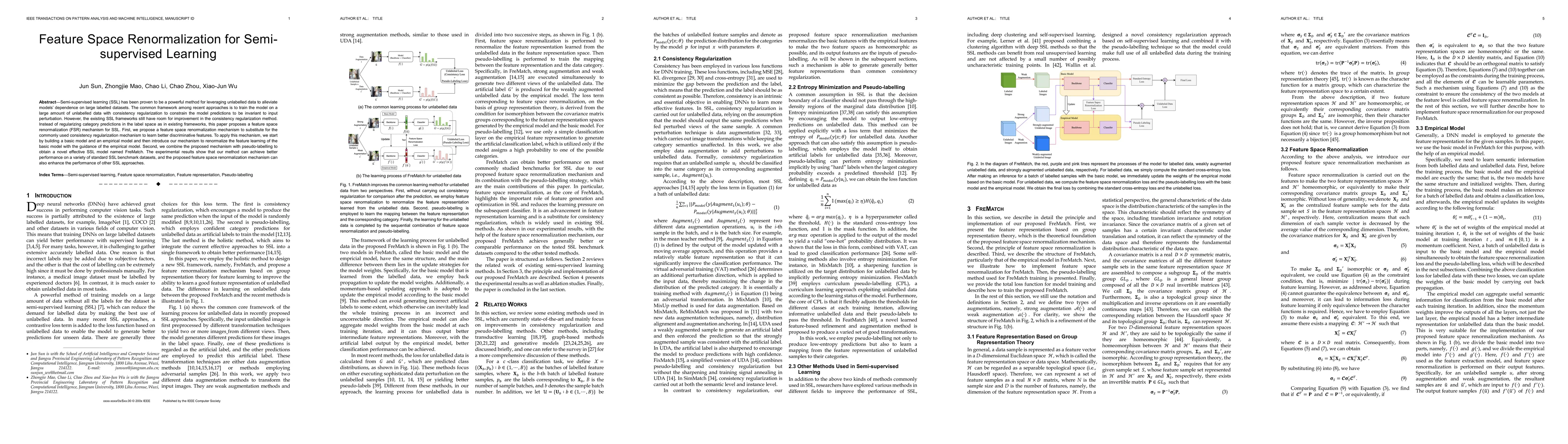 Thumbnail for Feature Space Renormalization for Semi-supervised Learning