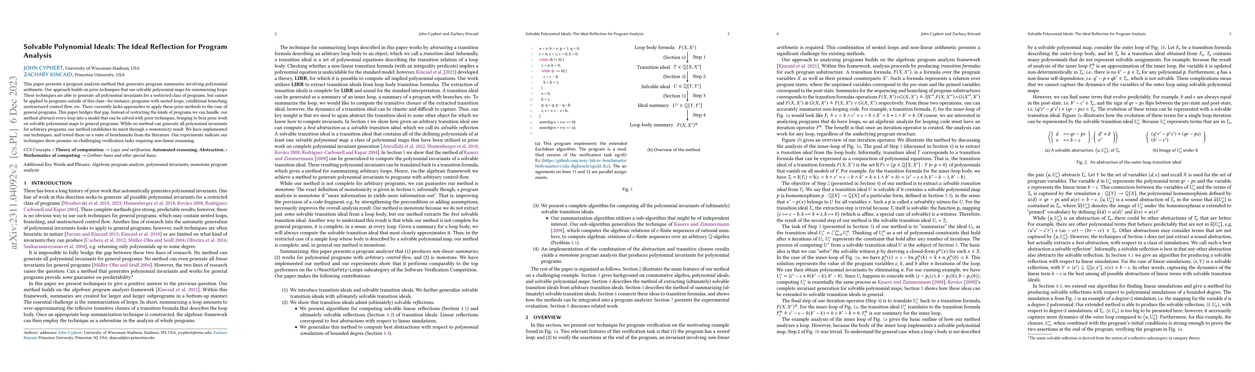 Thumbnail for Solvable Polynomial Ideals: The Ideal Reflection for Program Analysis