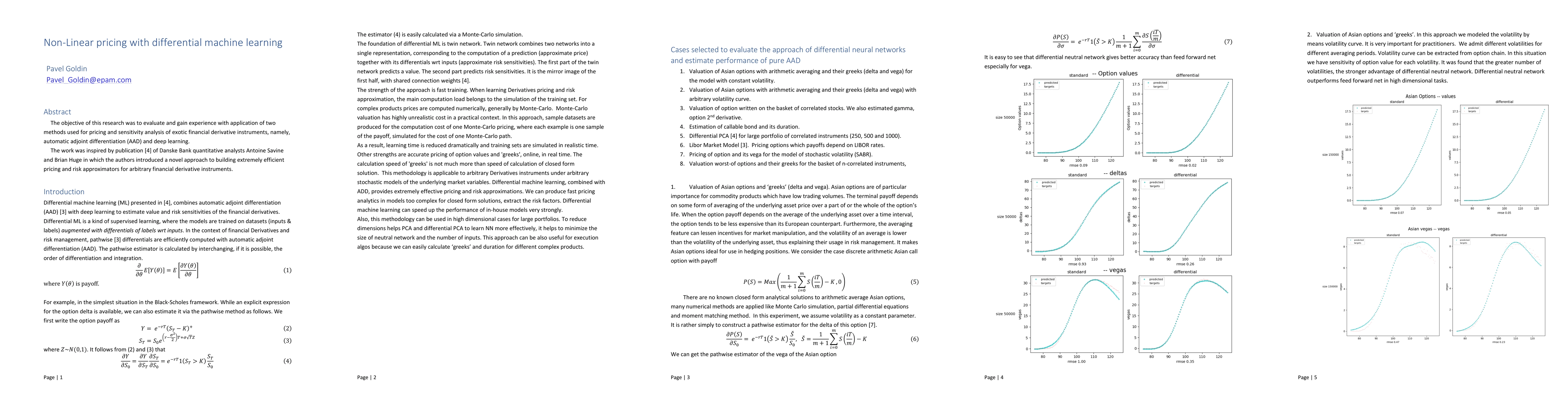 Thumbnail for Non-Linear pricing with differential machine learning