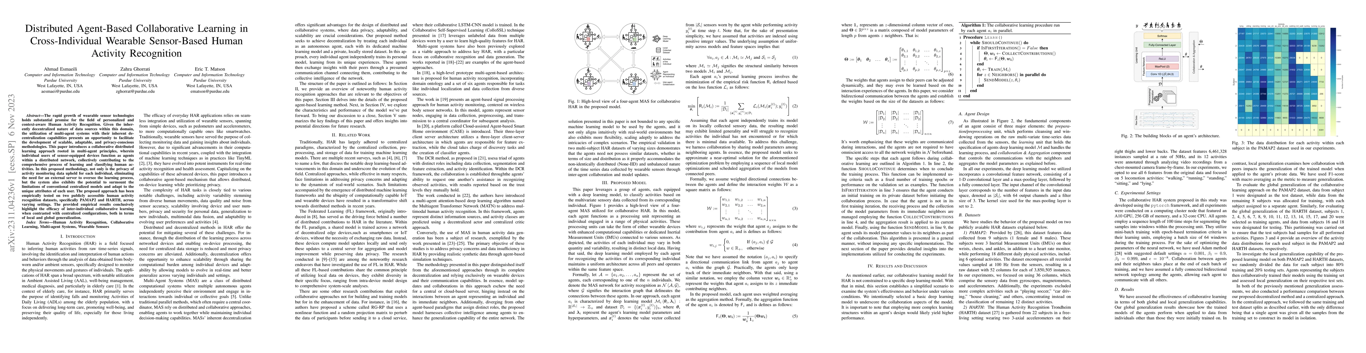 Thumbnail for Distributed Agent-Based Collaborative Learning in Cross-Individual
  Wearable Sensor-Based Human Activity Recognition
