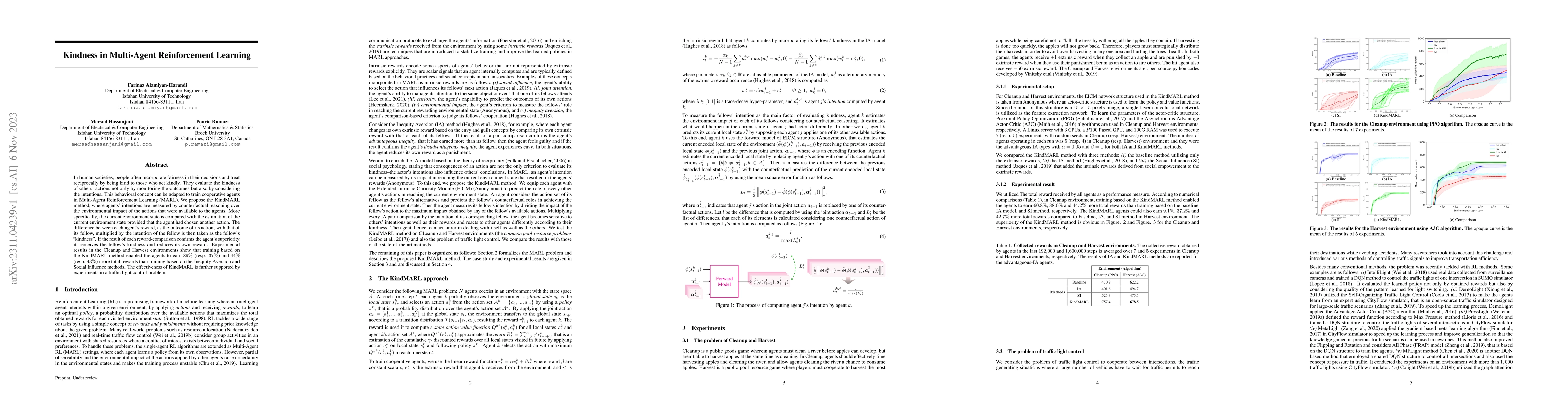 Thumbnail for Kindness in Multi-Agent Reinforcement Learning