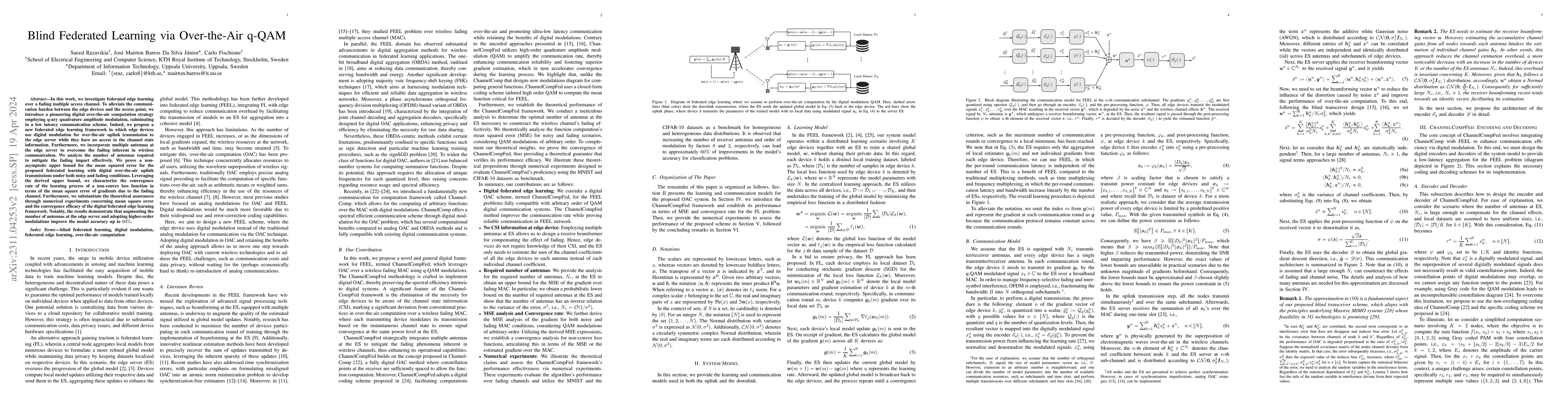 Thumbnail for Blind Federated Learning via Over-the-Air q-QAM