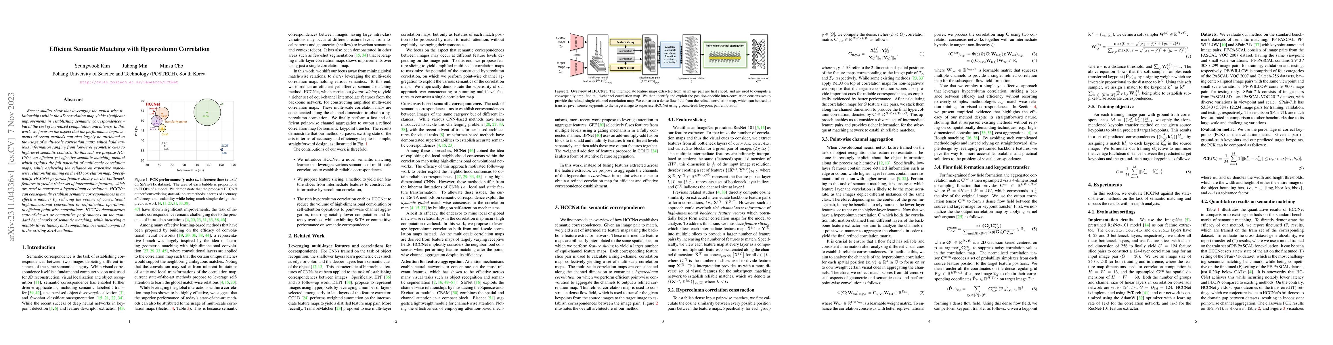 Thumbnail for Efficient Semantic Matching with Hypercolumn Correlation