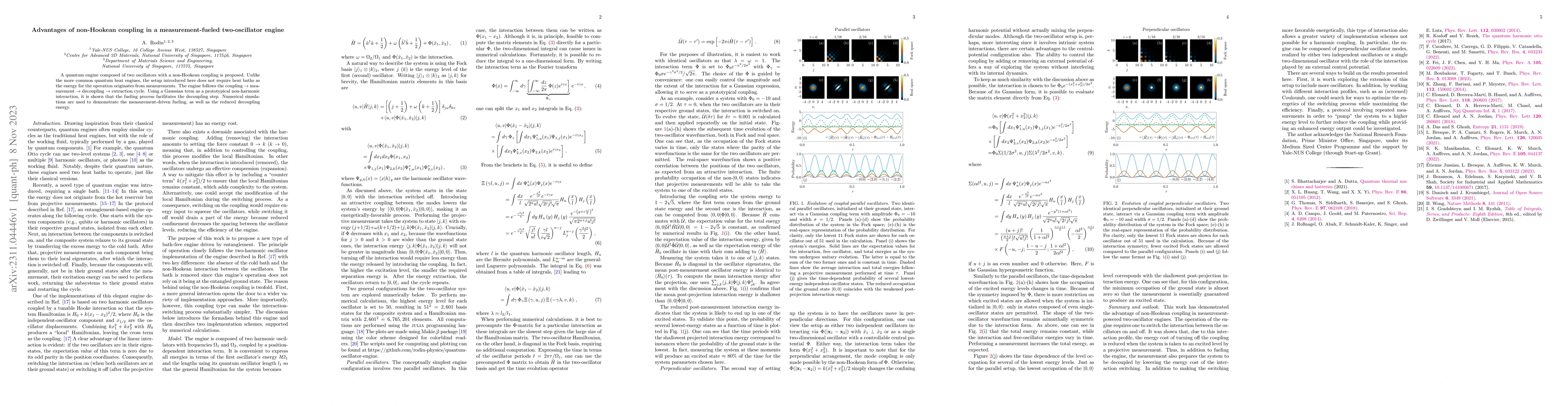 Thumbnail for Advantages of non-Hookean coupling in a measurement-fueled
  two-oscillator engine