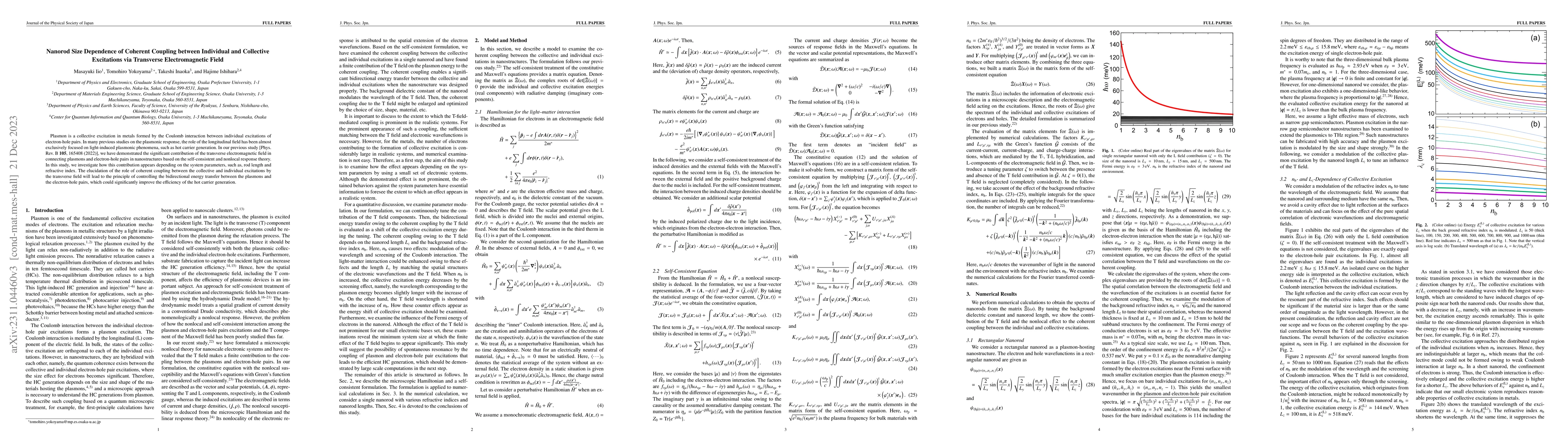 Thumbnail for Nanorod Size Dependence of Coherent Coupling between Individual and
  Collective Excitations via Transverse Electromagnetic Field