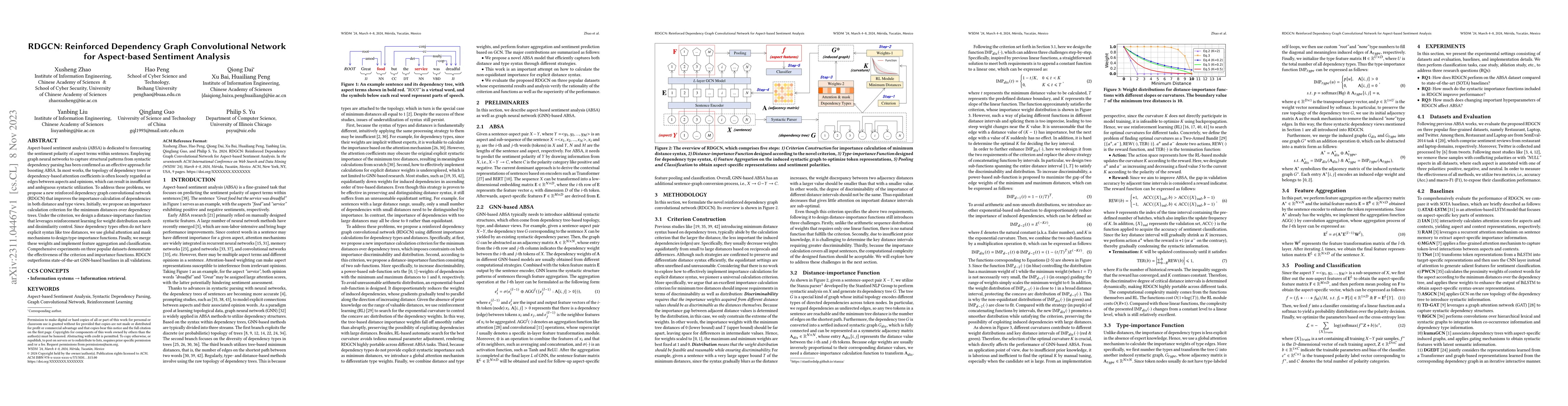 Thumbnail for RDGCN: Reinforced Dependency Graph Convolutional Network for
  Aspect-based Sentiment Analysis