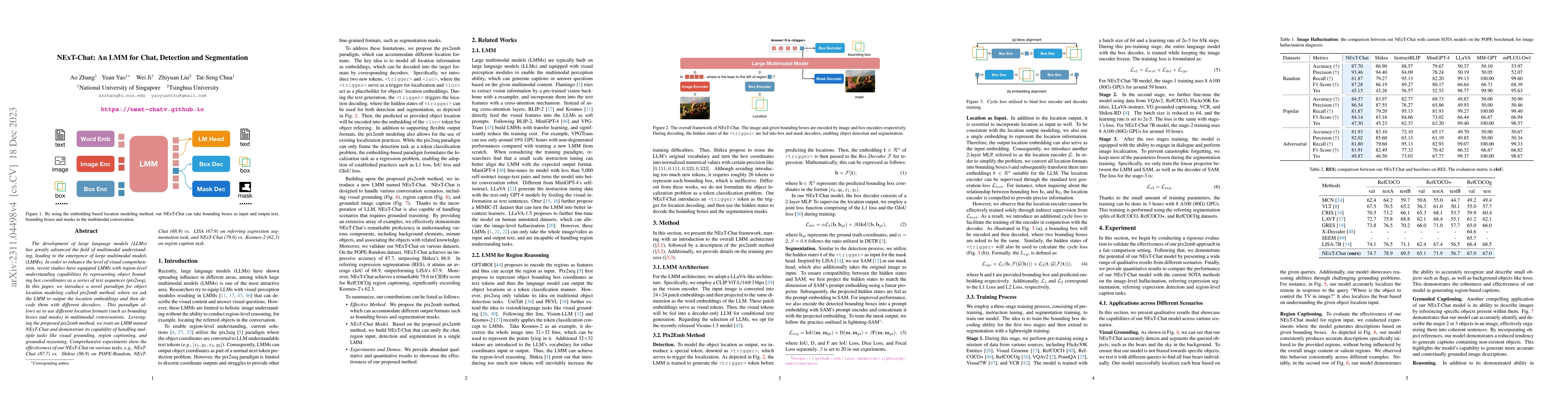 Thumbnail for NExT-Chat: An LMM for Chat, Detection and Segmentation