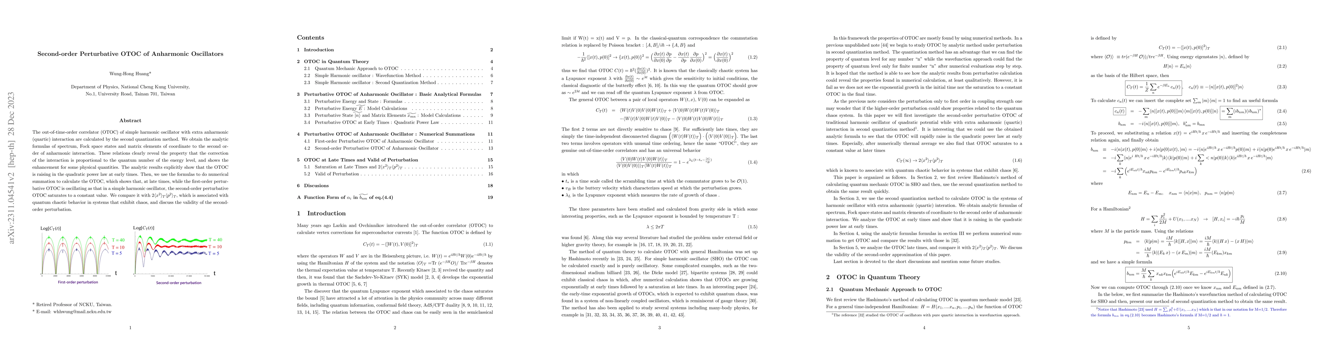 Thumbnail for Second-order Perturbative OTOC of Anharmonic Oscillators