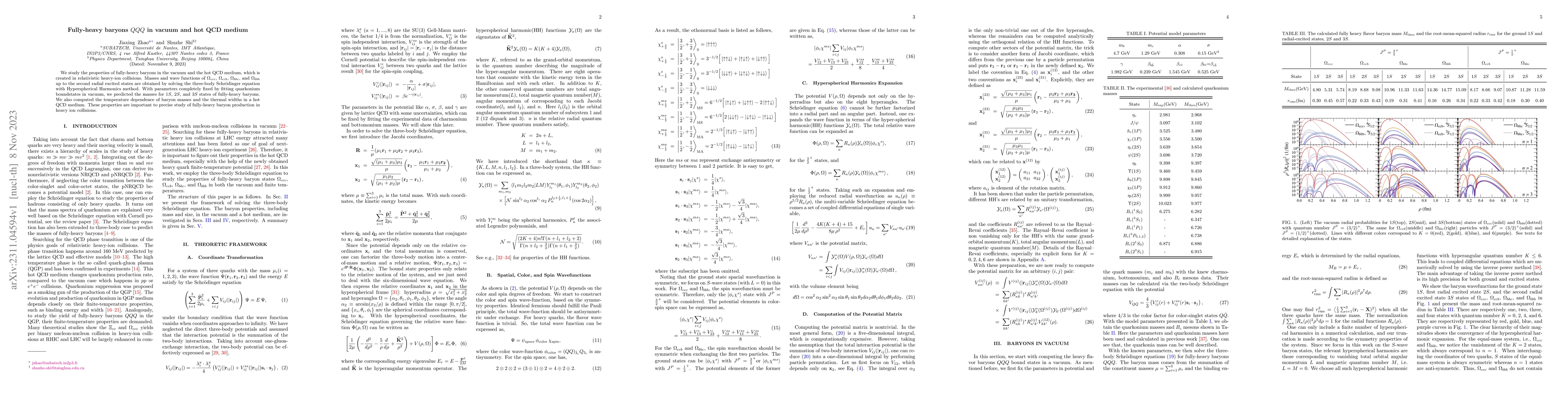Thumbnail for Fully-heavy baryons $QQQ$ in vacuum and hot QCD medium