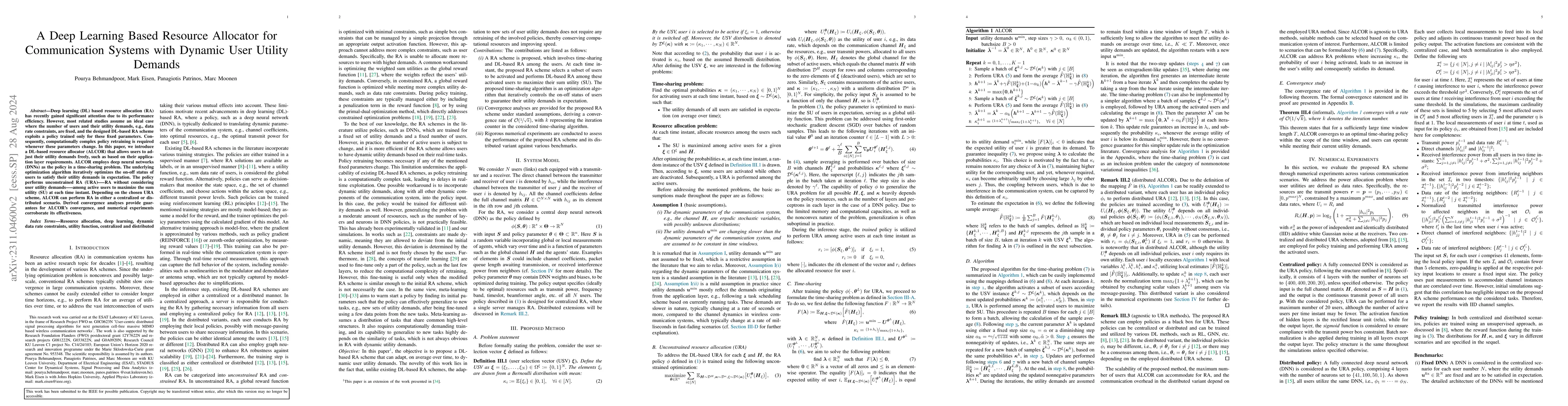 Thumbnail for A Deep Learning Based Resource Allocator for Communication Systems with
  Dynamic User Utility Demands